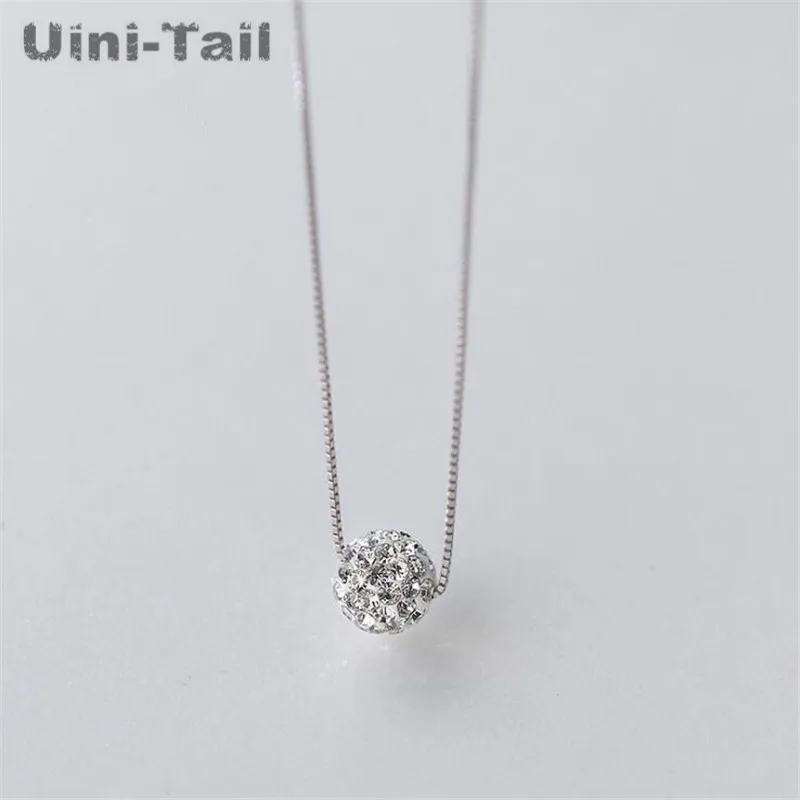 Классическое популярное ожерелье Uini-Tail из стерлингового серебра 925 пробы с