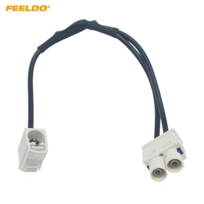 Автомагнитола FEELDO радиоантенна с разъемом Мама папа усилителем для Volkswagen/Skoda/Audi