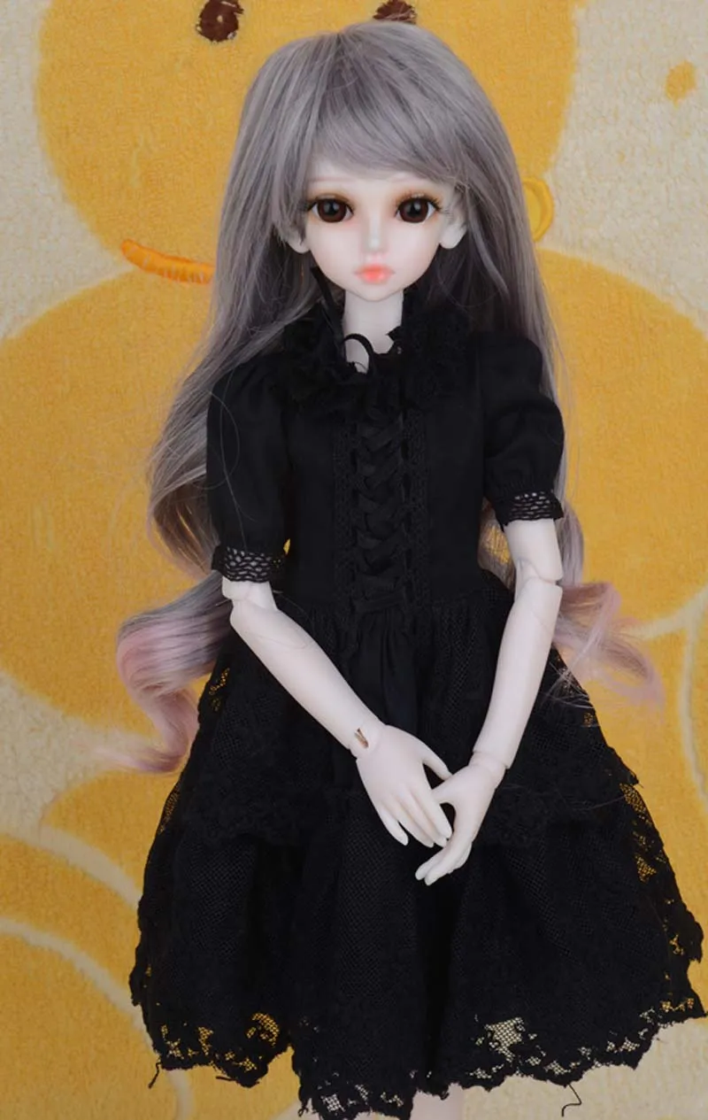 

New Arrival 1/3 1/4 1/6 1/8 BJD Doll Fashion Black Dress Clothes For Bjd Dolls Toys