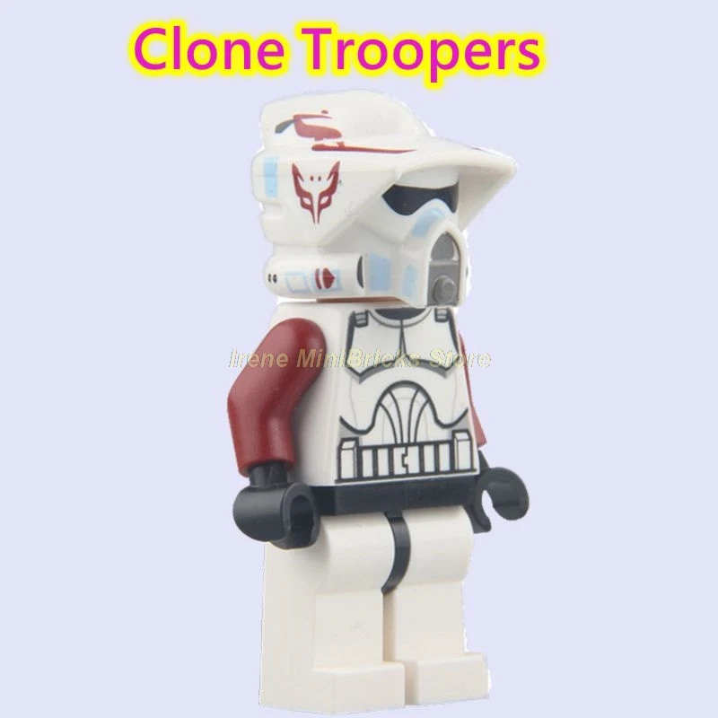 Clone Troopers Звездные войны, клон, штурмовик, Ewok Jabba Han Solo Leia, принцесса Дарт Вейдер, Звездные войны, игрушки для детей, строительные блоки, Звездные войны - Цвет: Clone Troopers