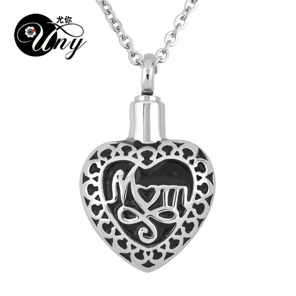 Uny пепел мама Keepsake urn &quotМемориал&quot кремации Ожерелья для мужчин Подвески