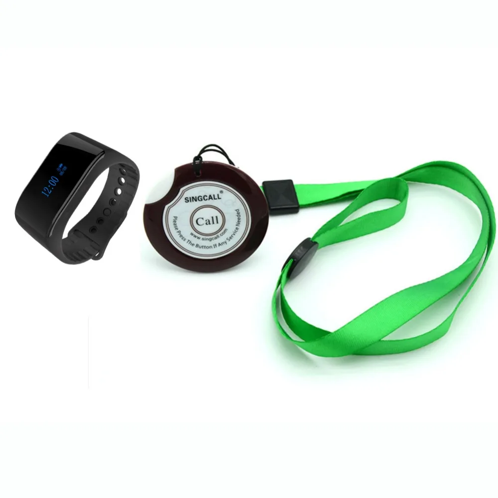 Беспроводная система вызова медсестры SINGCALL 1 Новинка часы для и кнопка пациента