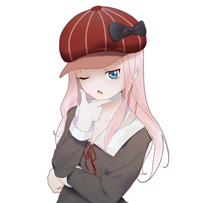 Аниме Kaguya sama Love is War Fujiwara Chika шляпы для косплея Женская милая Повседневная Кепка