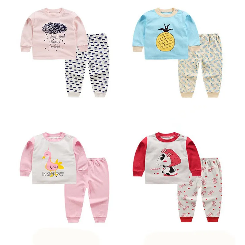 LovinBecia Sports suit boy girl autumn childrens sweatshirts clothing toddler sportswear Underwear Long-sleeved T-shirt Trousers | Детская