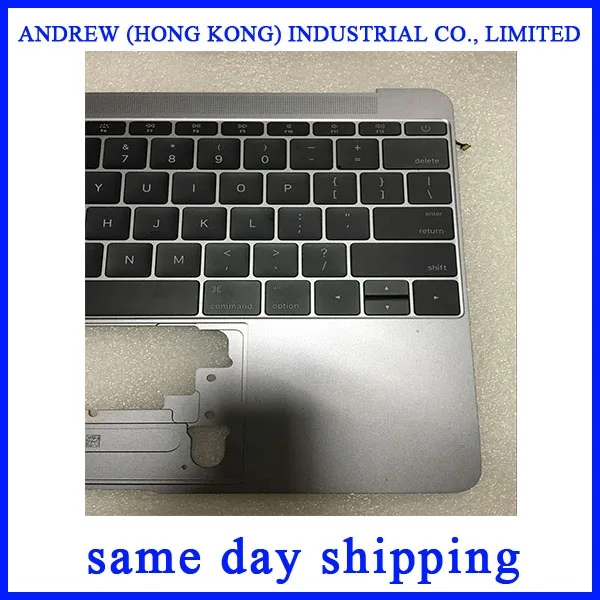 Оригинал для Macbook Pro Retina 12 &quotA1534 Topcase с клавиатурой Верхняя панель американская