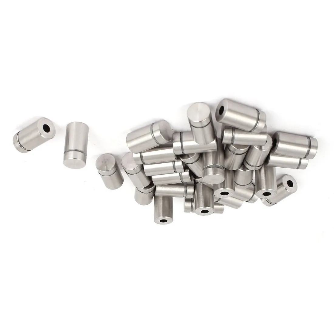 30 Pieces 12 X 22Mm Stainless Steel Spacer Glass Holder Sign Mounting | Screws