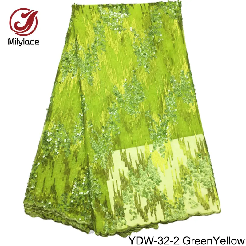 Последние люкс кружевной ткани оптовая африканские Анкара блестки кружева в