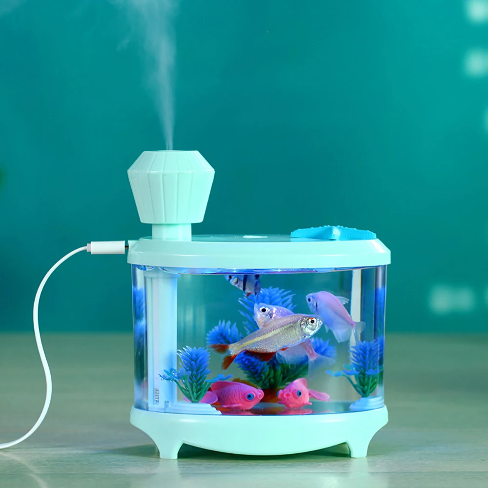 Аквариум Светодиодный светильник увлажнитель воздуха мини USB Эфирное масло
