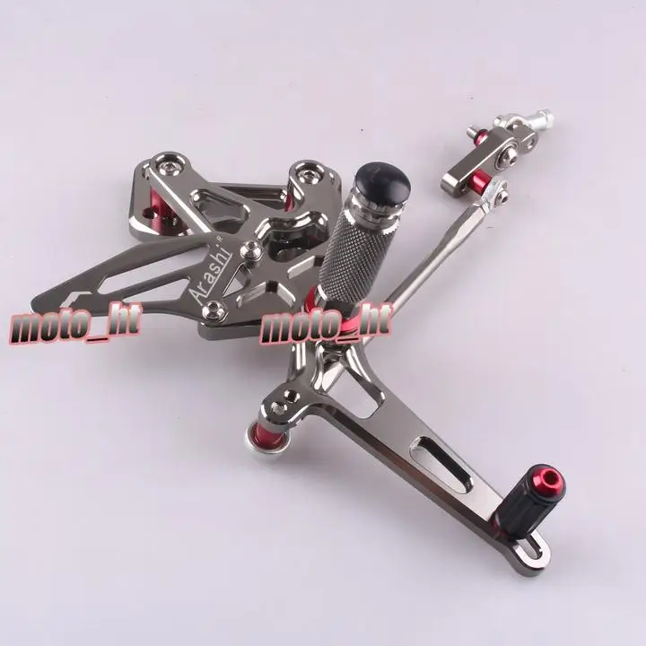 Arashi CNC алюминиевый сплав Регулируемые подножки для MV AGUSTA F3(800) 2012 2013 2014 2015 серый |