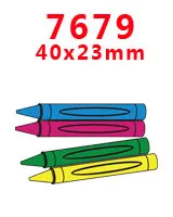7679 30 шт мультяшный персонаж плоское украшение из смолы PR 7675 - Цвет: 7679