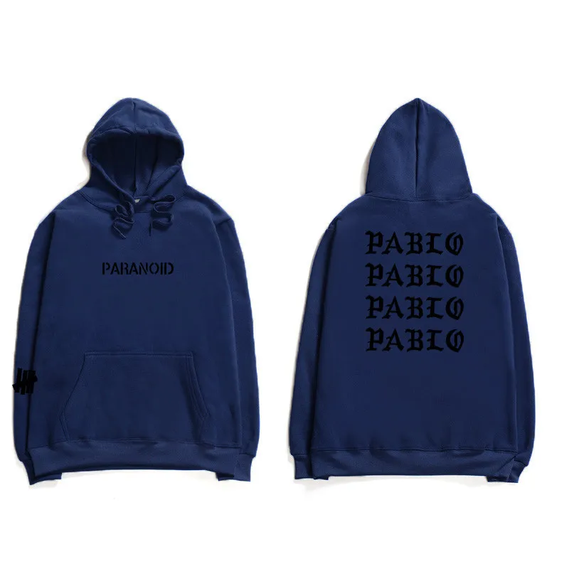 Мода, Assc club, брендовая толстовка с капюшоном, мужская и женская, параноидальная, с буквенным принтом, толстовка с капюшоном, мужская, Kanye West, Pablo, анти-social hoodi - Цвет: 8