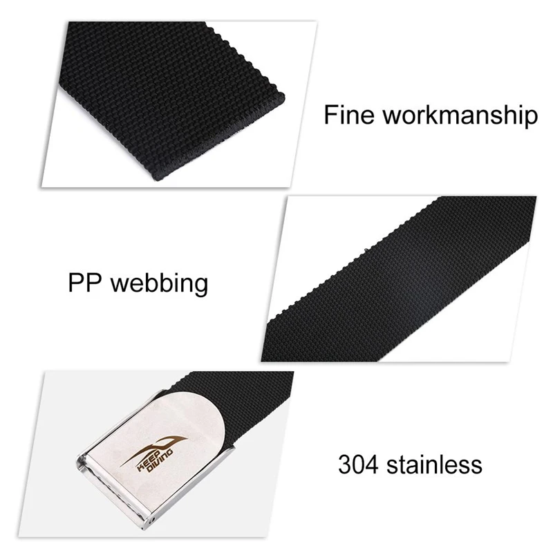 Ремень для дайвинга с быстроразъемной пряжкой ремешок подводного плавания пояс