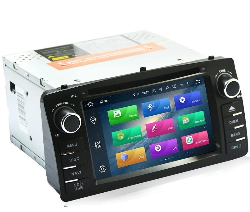 Qcta core Android 9 0 автомобильный DVD GPS плеер для Toyota Corolla E120 BYD F3 мультимедиа WIFI 4 Гб + 64 DVR USB