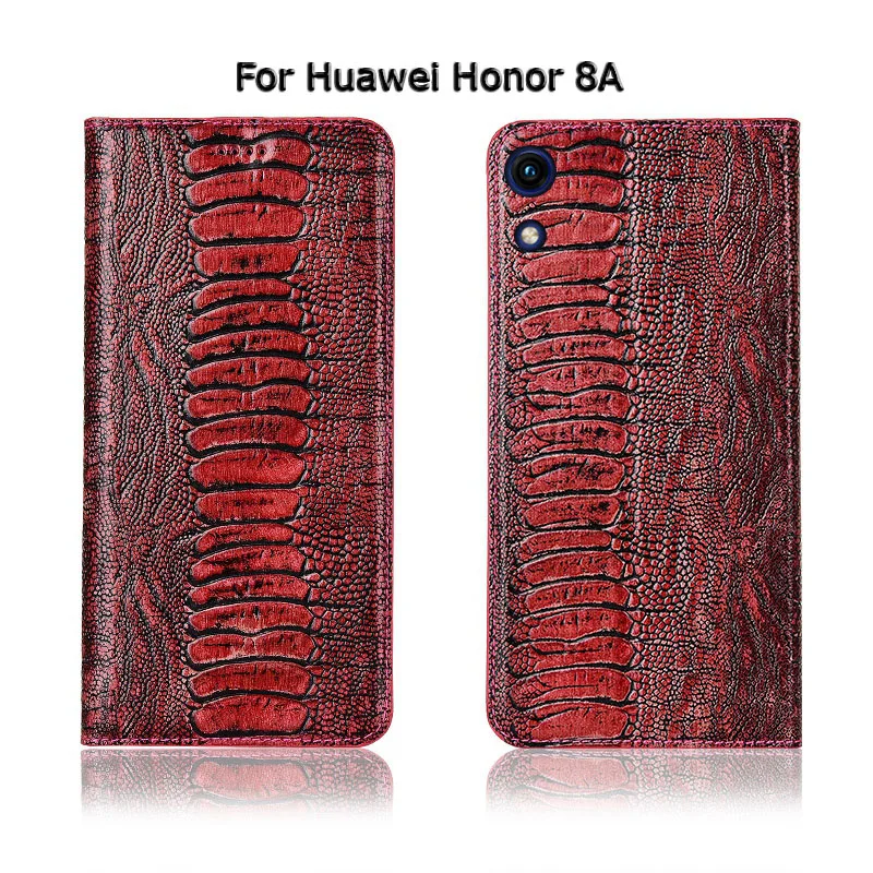 Роскошный чехол-подставка из кожи страуса для huawei Honor 8 8A 8C 8X 9X MAX Pro, чехол из натуральной яловой Кожи, Чехол Для Телефона