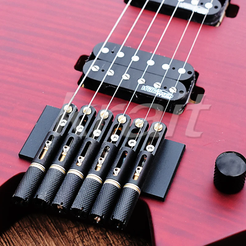 Krait fanned fret безголовая гитара strandberg электрогитара ольховое дерево клен шея Черное дерево fret матовая отделка