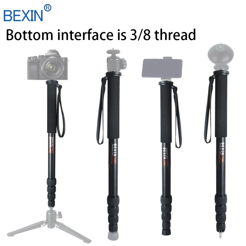 BEXIN Unipod палка штатив монопод легкий переносной монопод для камеры для SLR DSLR цифровой видеокамеры с ножкой для ногтей сумка для переноски