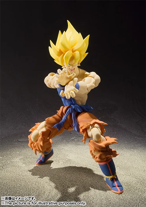WSTXBD BANDAI Dragon Ball Z SHF Wake Goku 2 0 фигурка Juguetes модель игрушки детские фигурные|Игровые