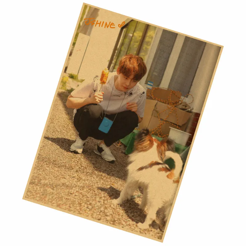 Leejongсук девушки как Корея популярная модель актера плакат из крафт бумаги