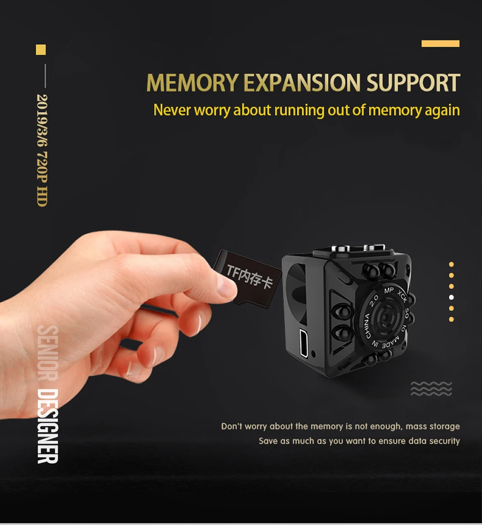 Electop SQ12 мини камера маленькая камера HD 720P датчик ночного видения Видеокамера микро видеокамера SQ 10 DVR DV регистратор движения Camcord