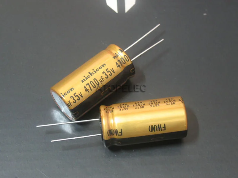 Новые электролитические конденсаторы Nichicon FW 4700 мкФ/35 в Hi Fi аудио|audio|audio electrolytic