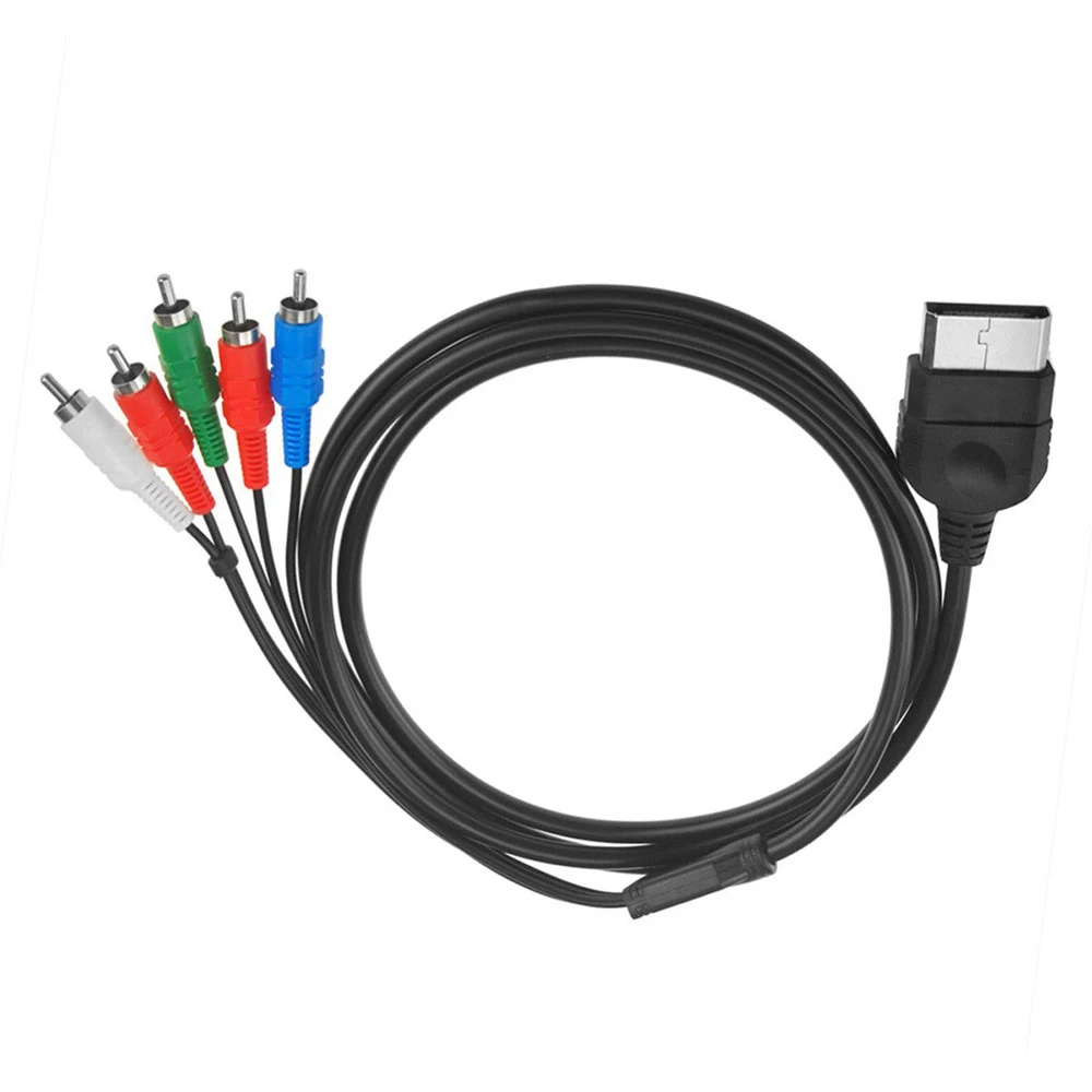 Для PS2 до 5RCA Компонент HD AV кабель TV RCA Аудио Видео Кабель VGA для оригинальной