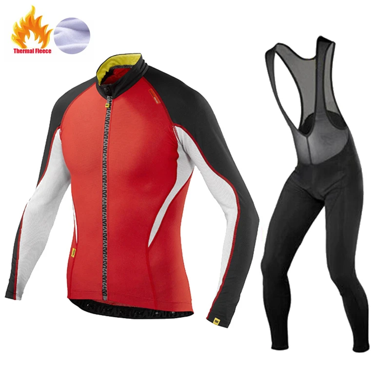 2019 командная одежда для велоспорта зимний теплый флисовый комплект из Джерси
