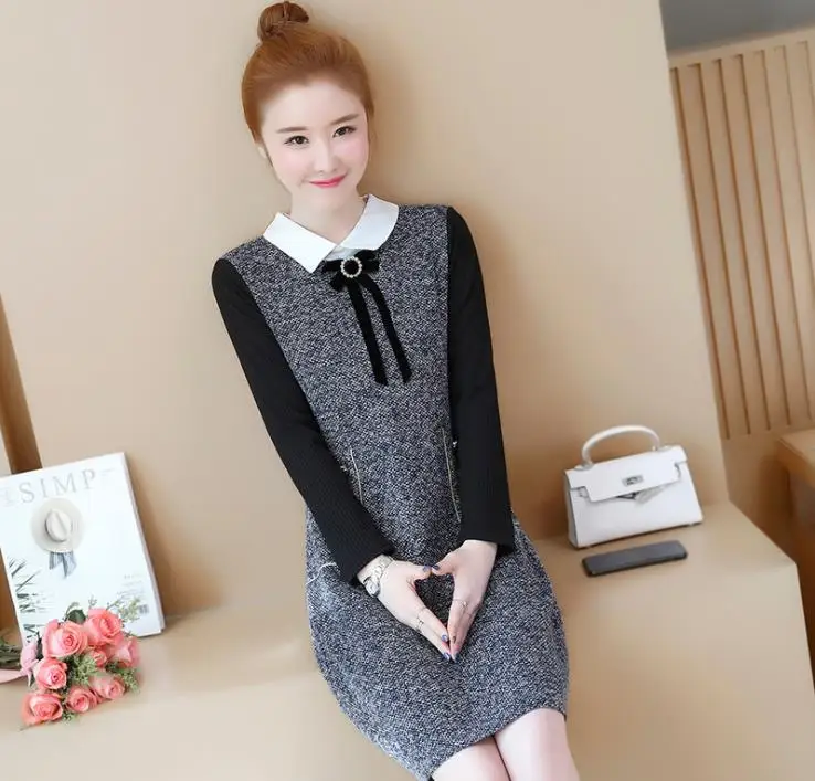 Новинка весны 2019 г. Большой размеры для женщин свободные тонкие шерстяные