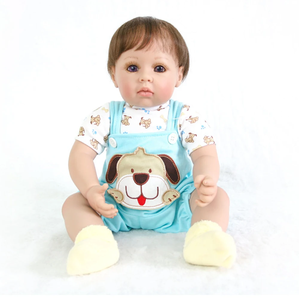 Кукла npk с плюшевой куклой 51 см силиконовые куклы reborn Одежда милый нагрудник BeBe