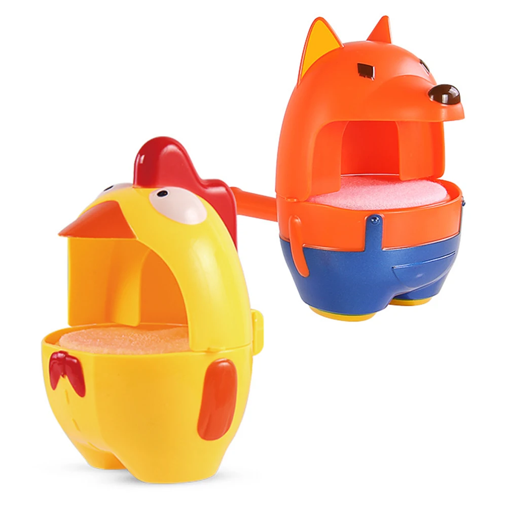 Двойной режим дети пузырь машина Мультфильм Курица мыло Ванна игрушка родитель