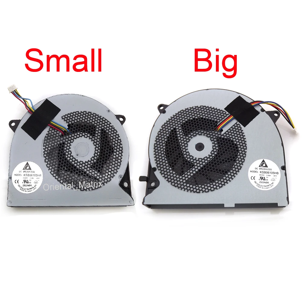 Бесплатная доставка Φ KSB06105HB DC5V 0.4A кулер вентилятор для ASUS G75 G75VW G75VX G75V небольшой