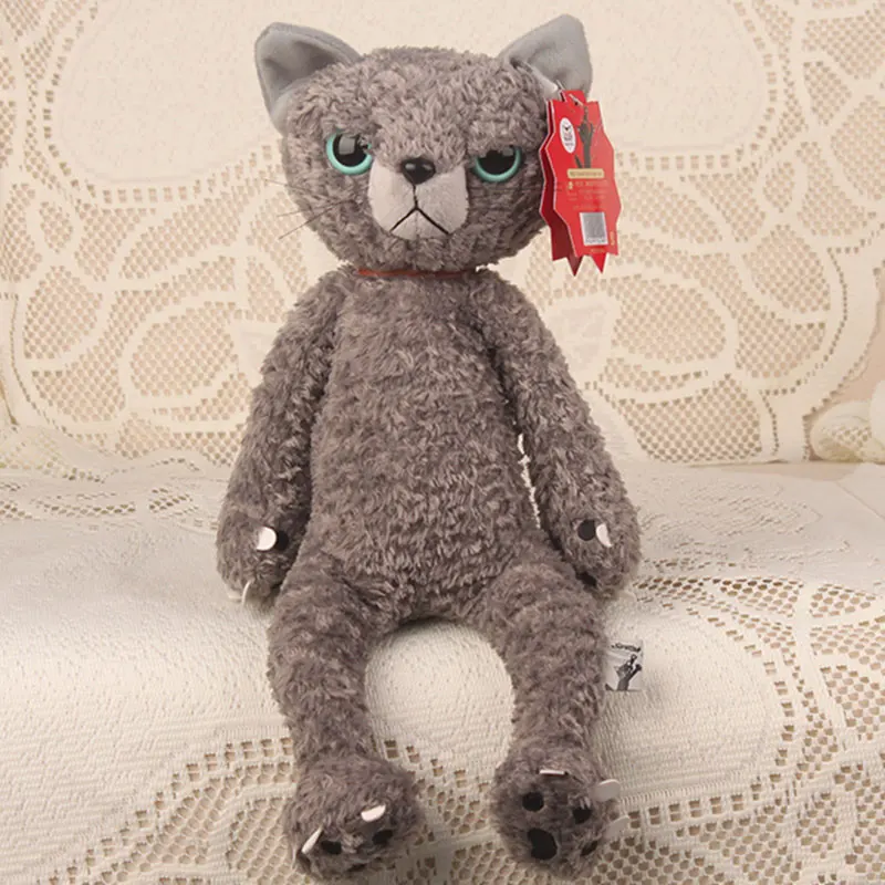 40 см чучело кошки плюшевые игрушки Японии нуля котенок peluche Sharp Paw Neko мягкая