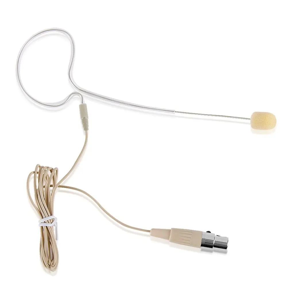 In Ear Back Электрический микрофон Проводная гарнитура Pro Voice Audio конденсаторный с 4