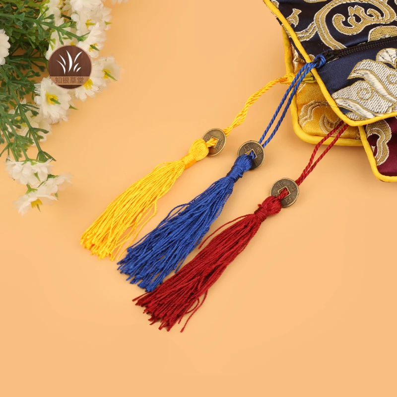 Wholesale 10PCS 10*19cm rectangle Chinese handmade silk&ampbrocade lucky cloud jewelry-collected beads pouches bag | Украшения и