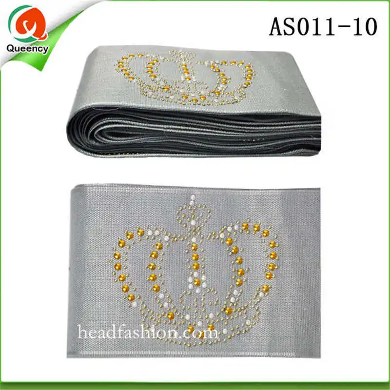 AS011Unique Aso oke разноцветный с камнями красивый африканский головной убор gele 8 6 м одна