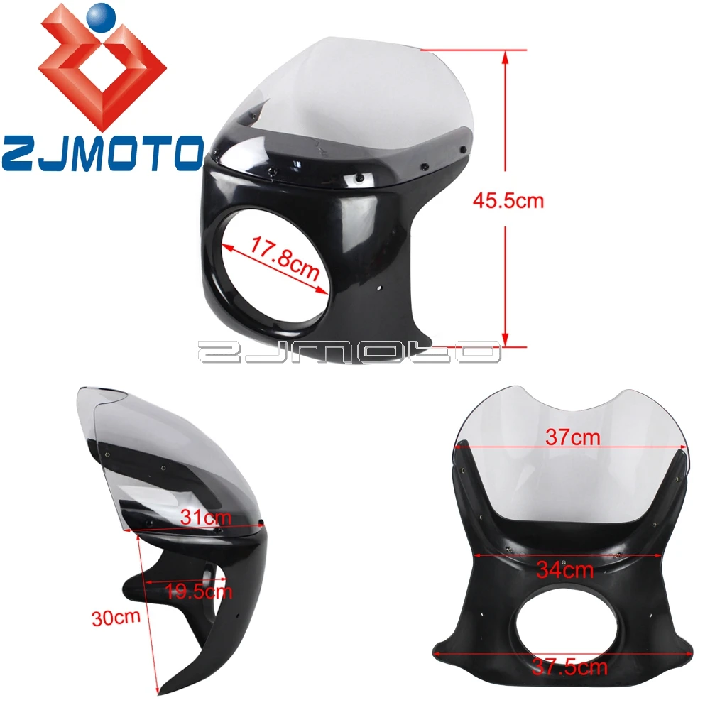 Фара мотоциклетная 7 дюймов в стиле ретро для Yamaha XS XJ XV RD 125 250 350 400 550 650