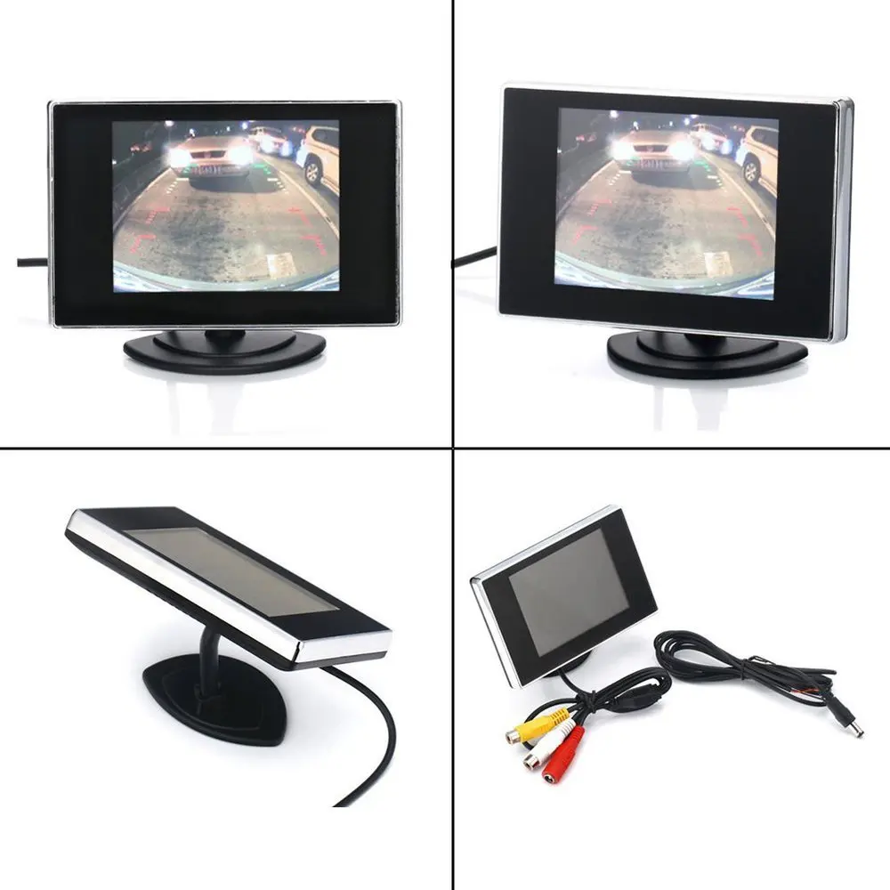 3 5 &quotавтомобильный монитор высокой четкости Автомобильный цветной TFT ЖК Авто ТВ