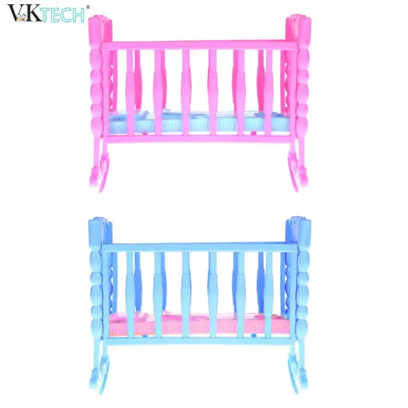 Один комплект аксессуары для кукол детская кровать Мини куклы домашняя мебель