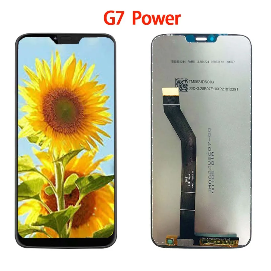 New For Motorola Moto G7 XT1962 LCD Play Display Touch Screen Panel Digiziter Assembly Power Plus | Мобильные телефоны и