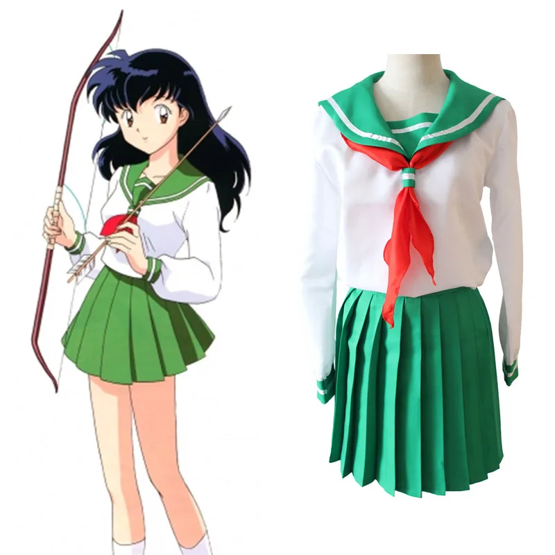 Higurashi Кагоме маскарадные костюмы костюм моряка для мальчиков японское аниме