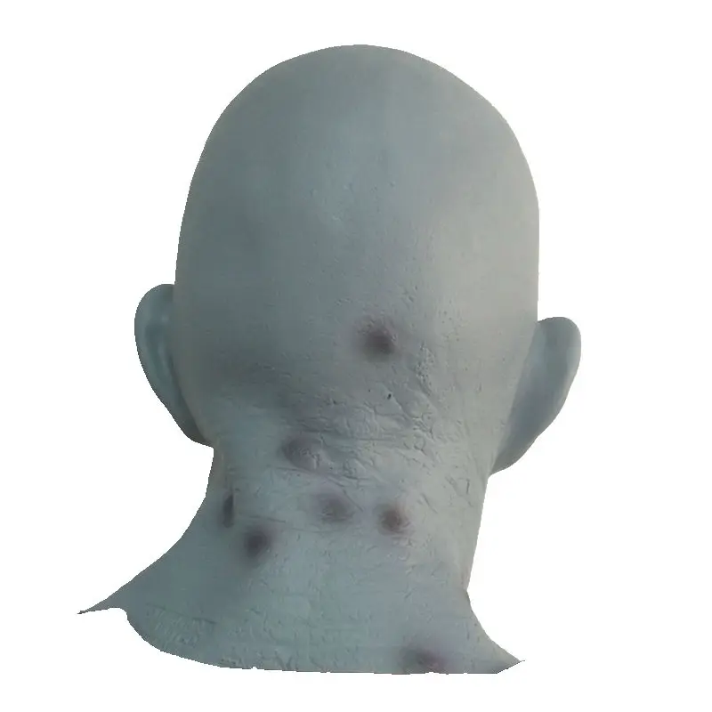 Страшная латексная маска для пожилых мужчин ужас синяя мужская голова резиновые