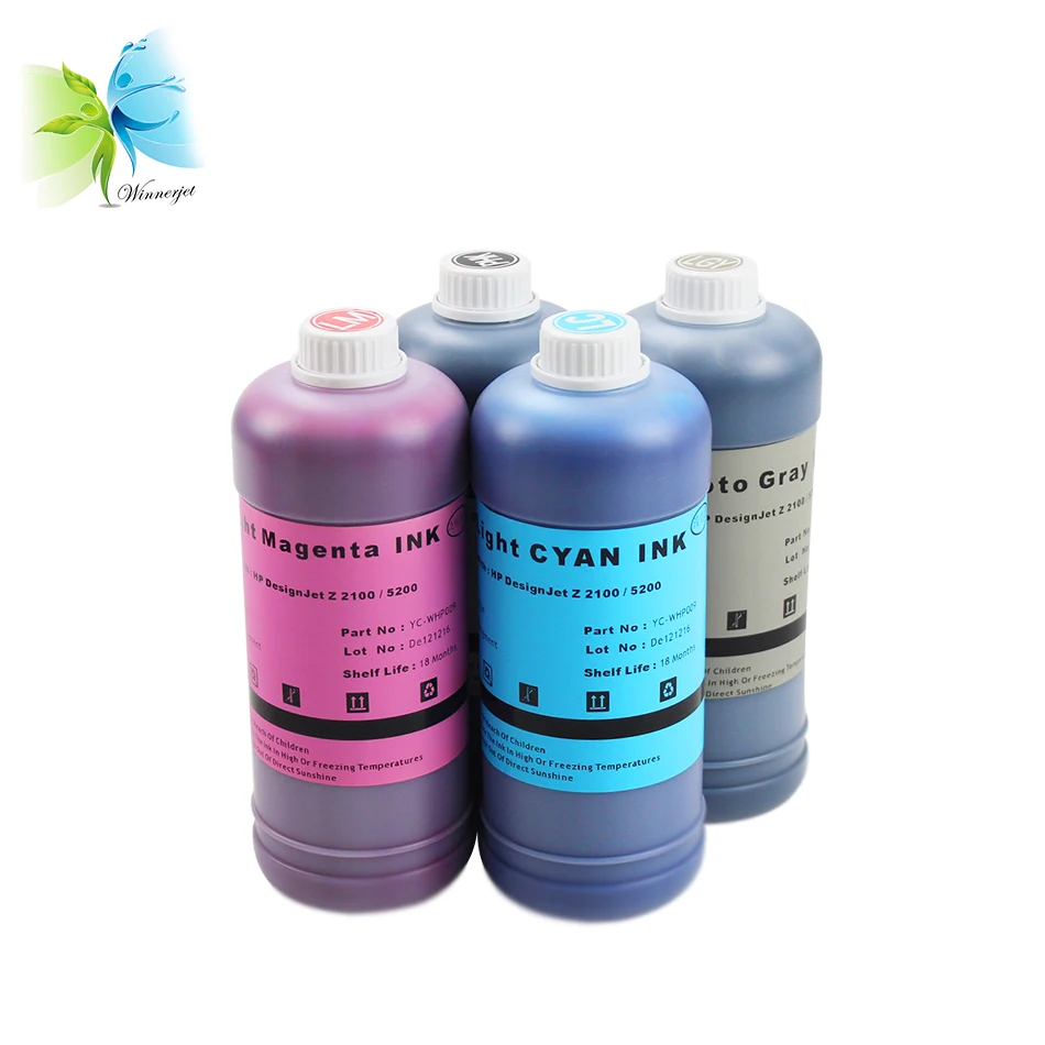 Сменные пигментные чернила Winnerjet 12 цветов для HP 70 73 Designjet Z2100 Z5200 Z3100 Z3200|refill ink|ink for