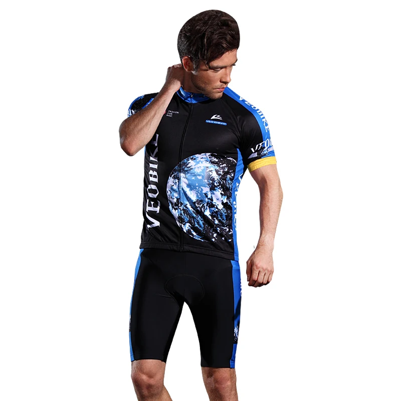 VEOBIKE Pro Team летний мужской комплект для велоспорта 2020 MTB Одежда горного велосипеда