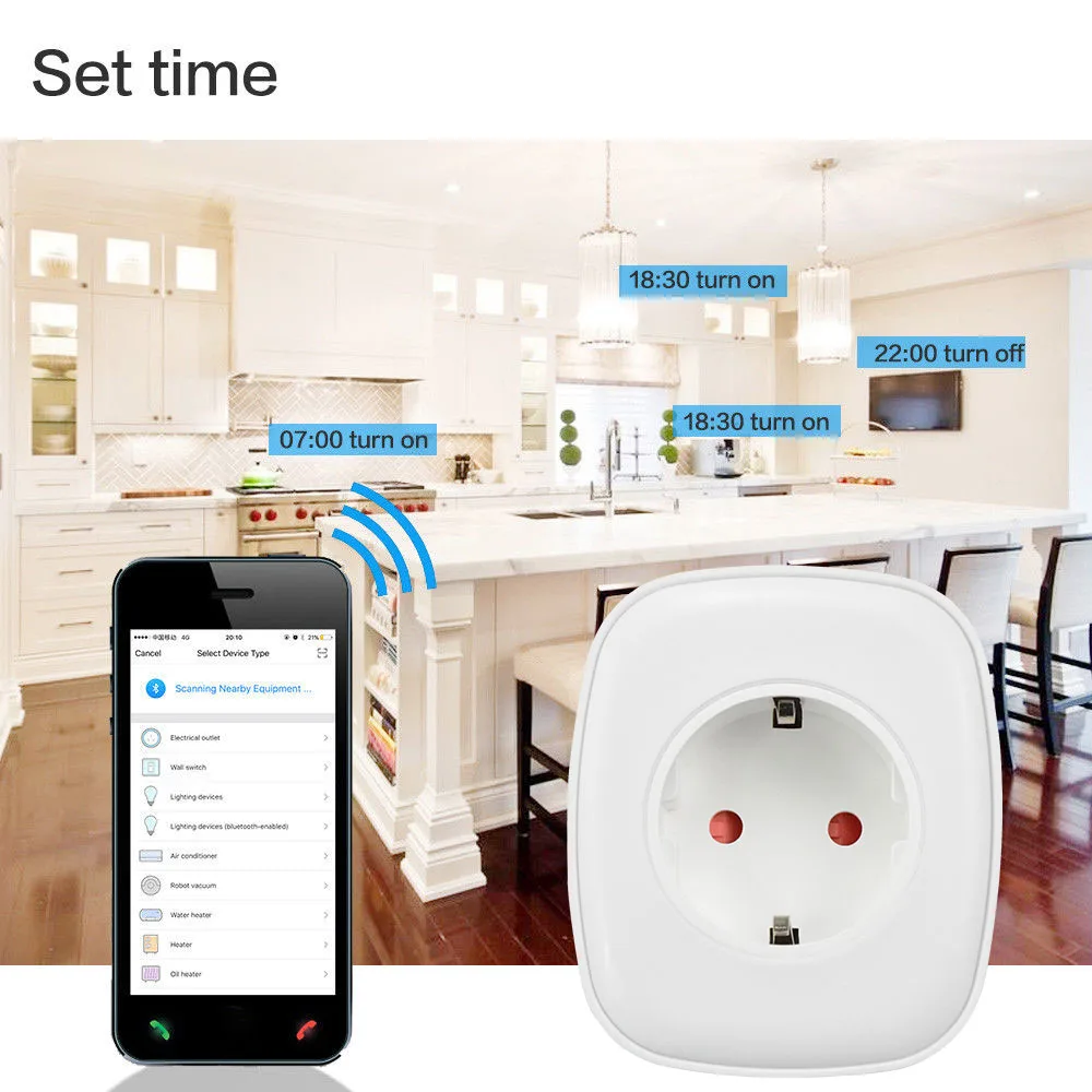 Ewelink умный WiFi переключатель измерения энергии умная розетка для Alexa Echo Google Home