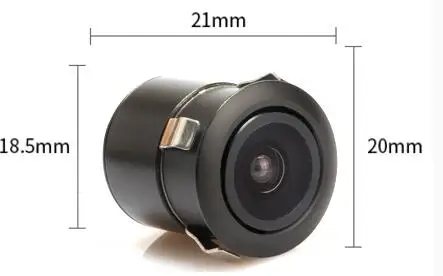 JSTMAX 18,5 мм заднего вида HD CCD водостойкая автомобильная камера заднего вида парковочная помощь цветной дисплей NTSC/PAL