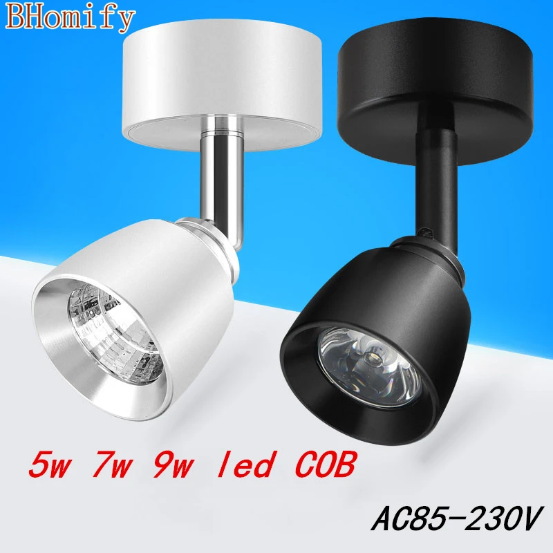LED COBdownlight 5 Вт 7 9 с регулируемой яркостью потолочный светильник Epistar встраиваемый