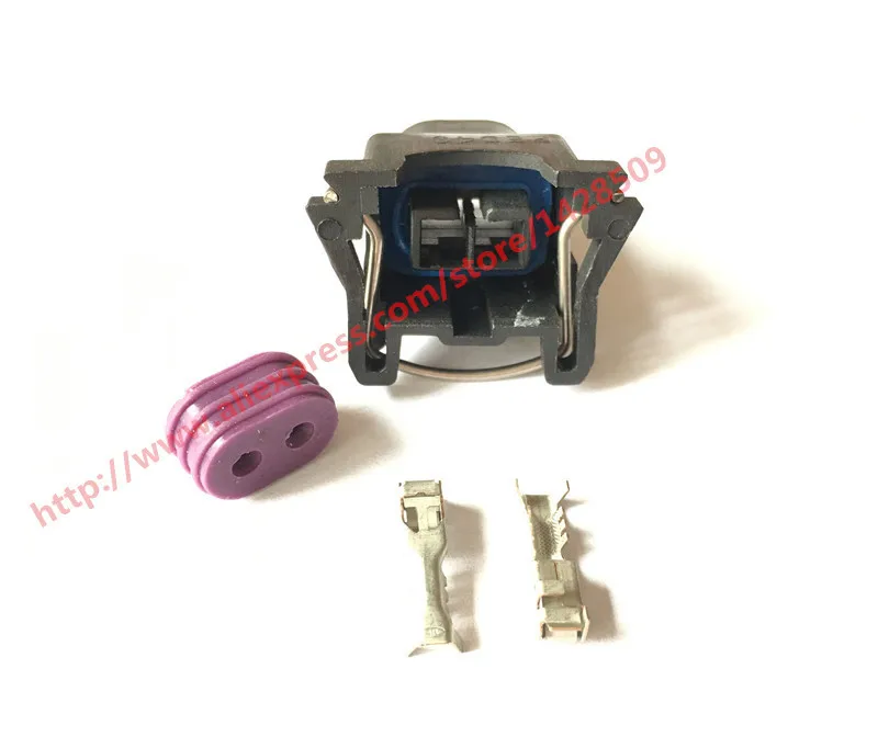 

20 Set GM Delphi 2 Pin Housing Socket EV1 Injector Auto Connector 12129142