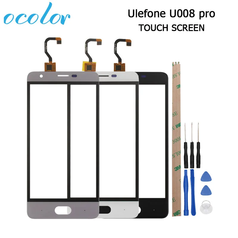 Ocolor 5 дюймов для Ulefone U008 Pro Сенсорный экран оригинальная сенсорная панель запасные