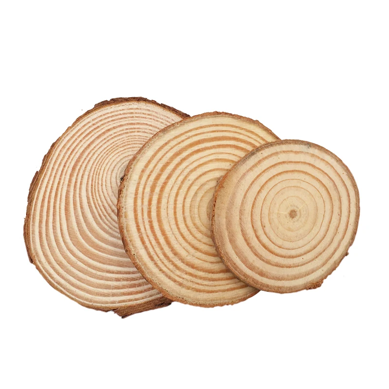 10 шт. деревянные ломтики украшения для творчества на день рождения детские