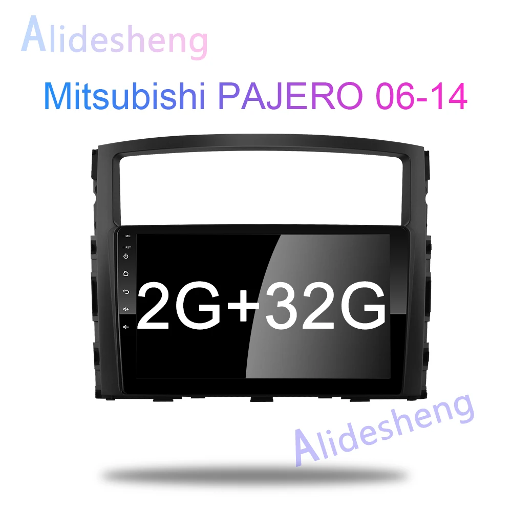 WiFi-2G-32G 4G Android 8,1 автомобильный мультимедийный плеер для MITSUBISHI PAJERO V97 2006 2007 2008 2009 2010 2011 2din стерео радио gps навигации - Цвет: WiFi-2G-32G