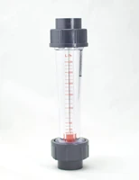lzs 50 plastic tube type series rotameter flow meter